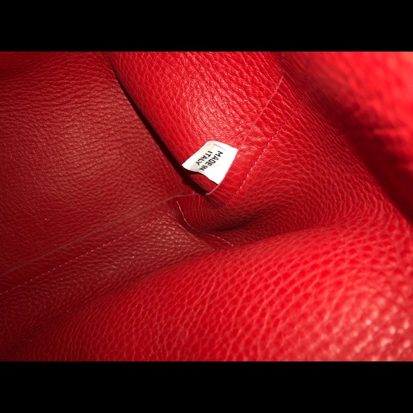 ❤️1DAY SALE❤️Red Suede Mansur Gavriel Lady Bag - Picture 5 of 8